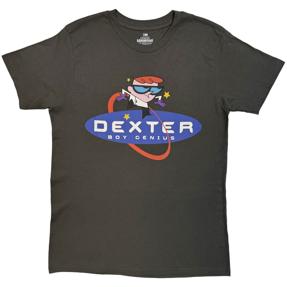 Dexters Laboratory - Boy Genius Heren Tshirt - Grijs